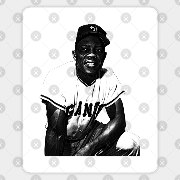 Willie Mays Vintage Magnet by Zluenhurf